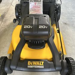 DEWALT 2x20V MAX 21 in. Cordless Battery Powered Push Lawn Mower , No Bag Sell as is ( Tool Only) 
