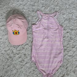 Girl's swimsuit / Peach's hat from Super Mario