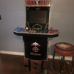 1up Arcade Nba Jam 4 Player Led Buttons 8500 Games