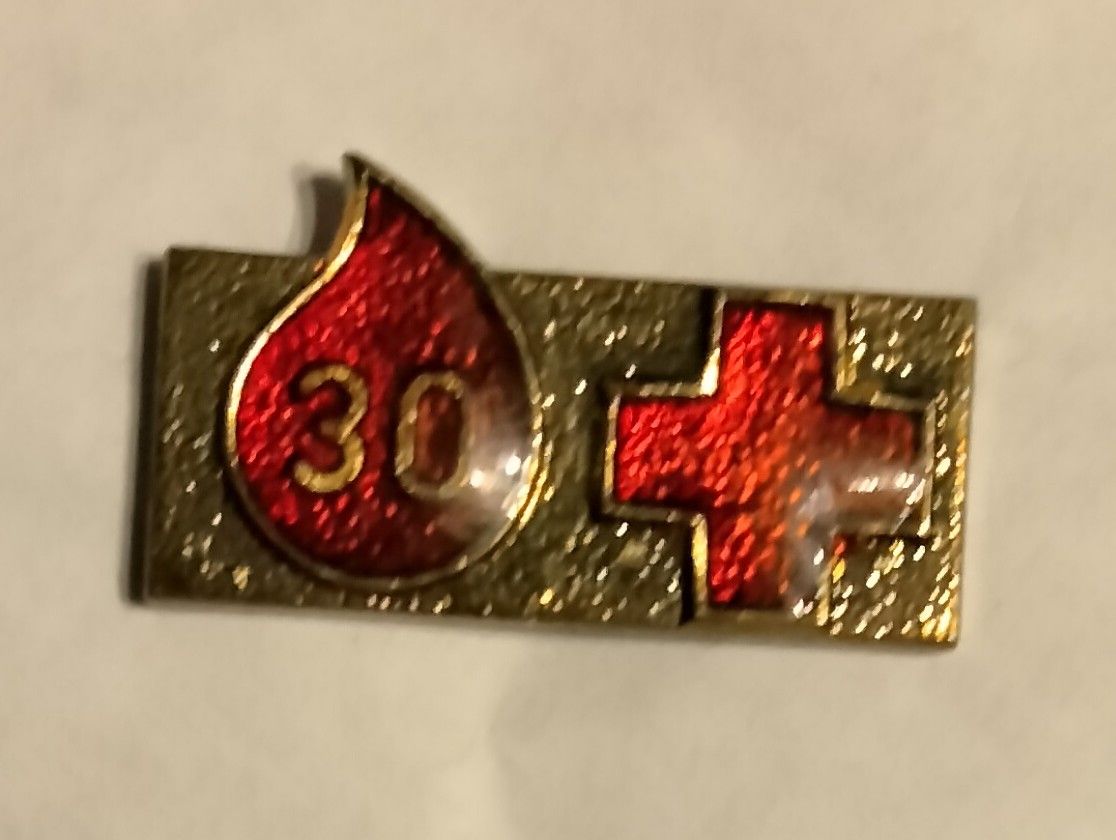 Red Cross Stick Pin From Vojvodine