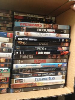 DVD movies they are2.50 Dollars each