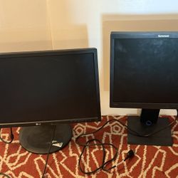 lenovo &  LG Monitors 