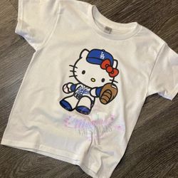 Hello Kitty Dodgers T-shirt