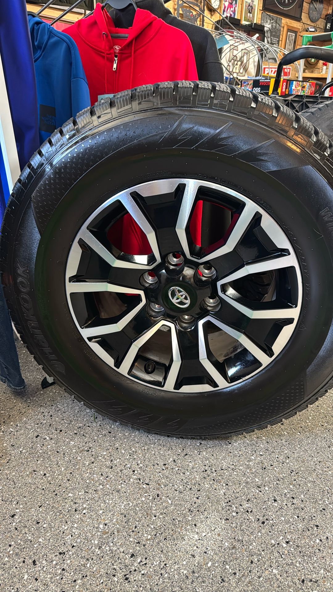 4 Handbook I-pike Studded Tires W/2023 Tacoma TDR Sport rims