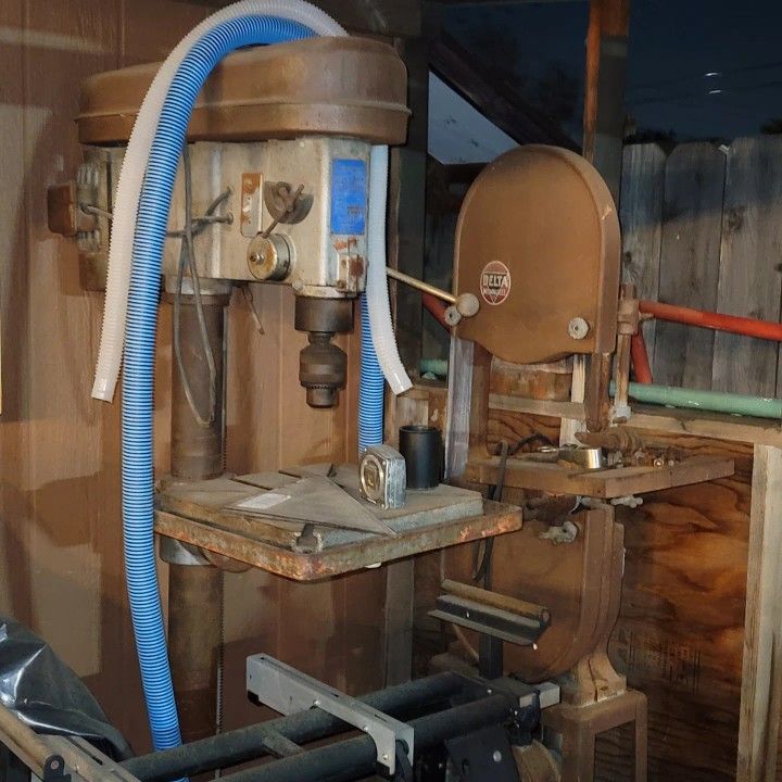 Drill Press And Band Saw