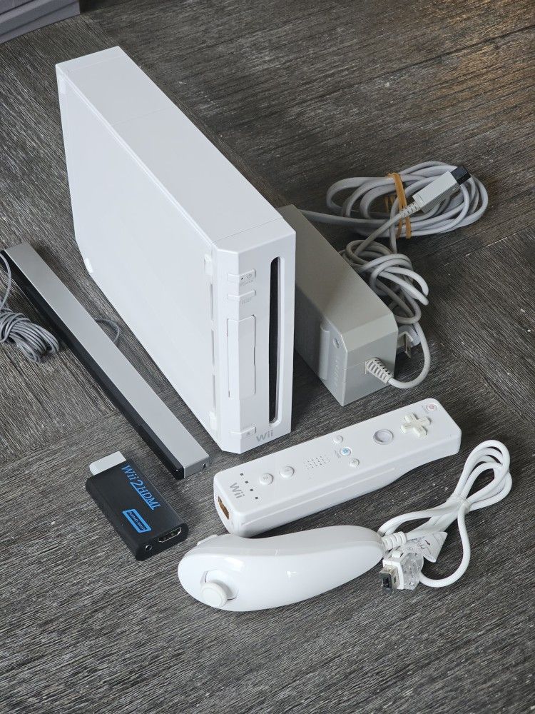Nintendo Wii. Games, Hdmi, Remote,  Nunchuck  Complete System 