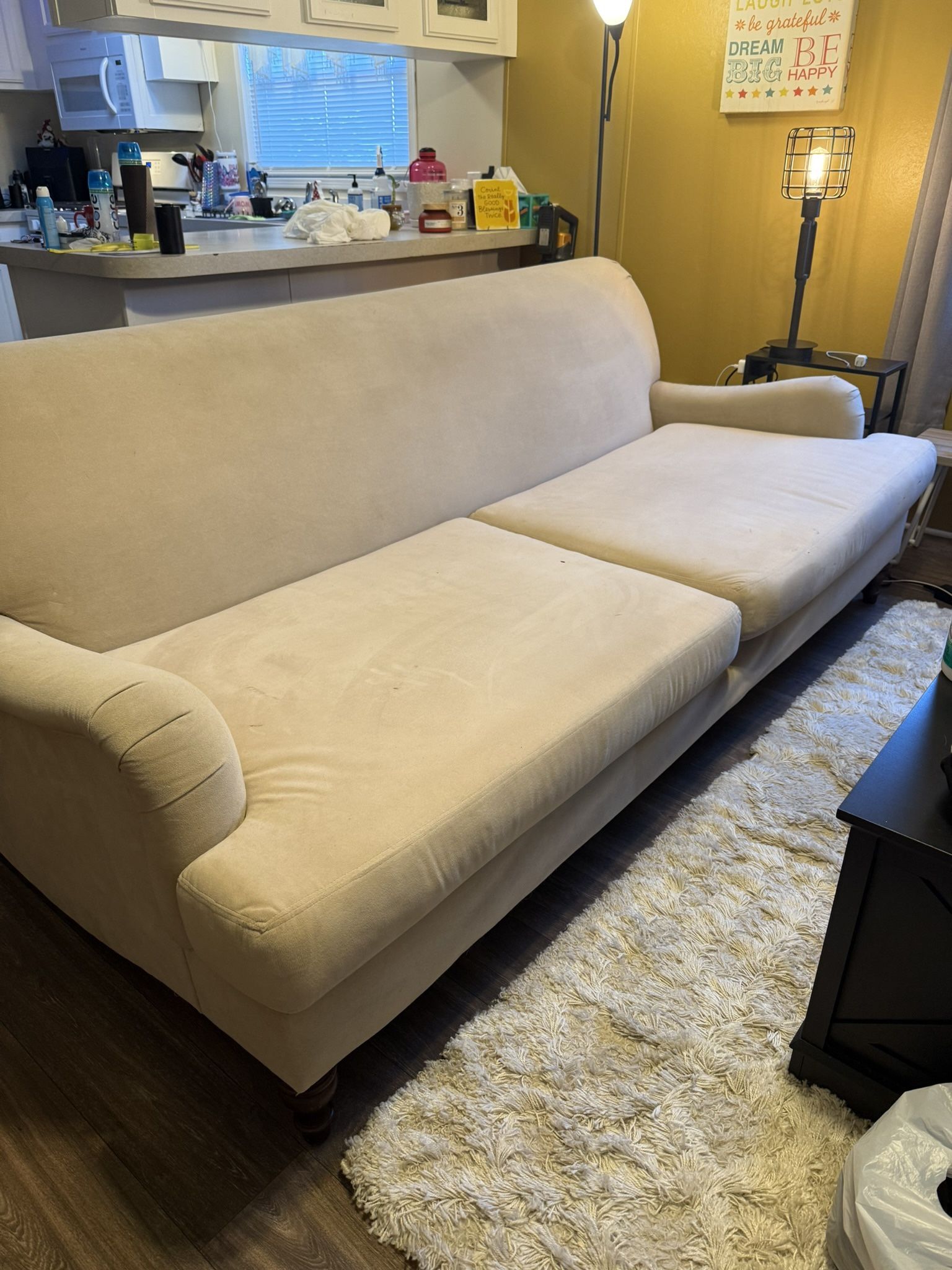 Large Light Beige Couch