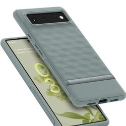 Caseology Parallax Protective Case Compatible with Google Pixel 6, Sage Green