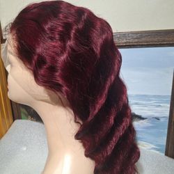 100 Percent Pure Human Hair Lace Front Wig 