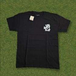 AllSaints Black Tee L