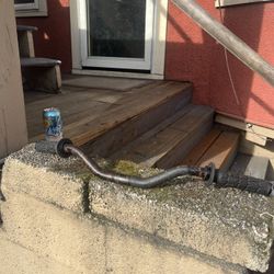 Riser Bars With Rouge Grips And Grip Locks Road Bike Fixed Gear