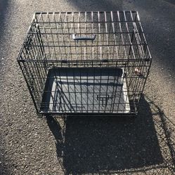 2-Door Dog Crate, 24"L x 18"W x 19"H