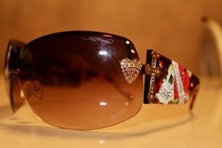 Ed Hardy Sunglasses with Case
