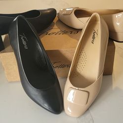 Two Trotters heels 9 Wide With and 9 1/2