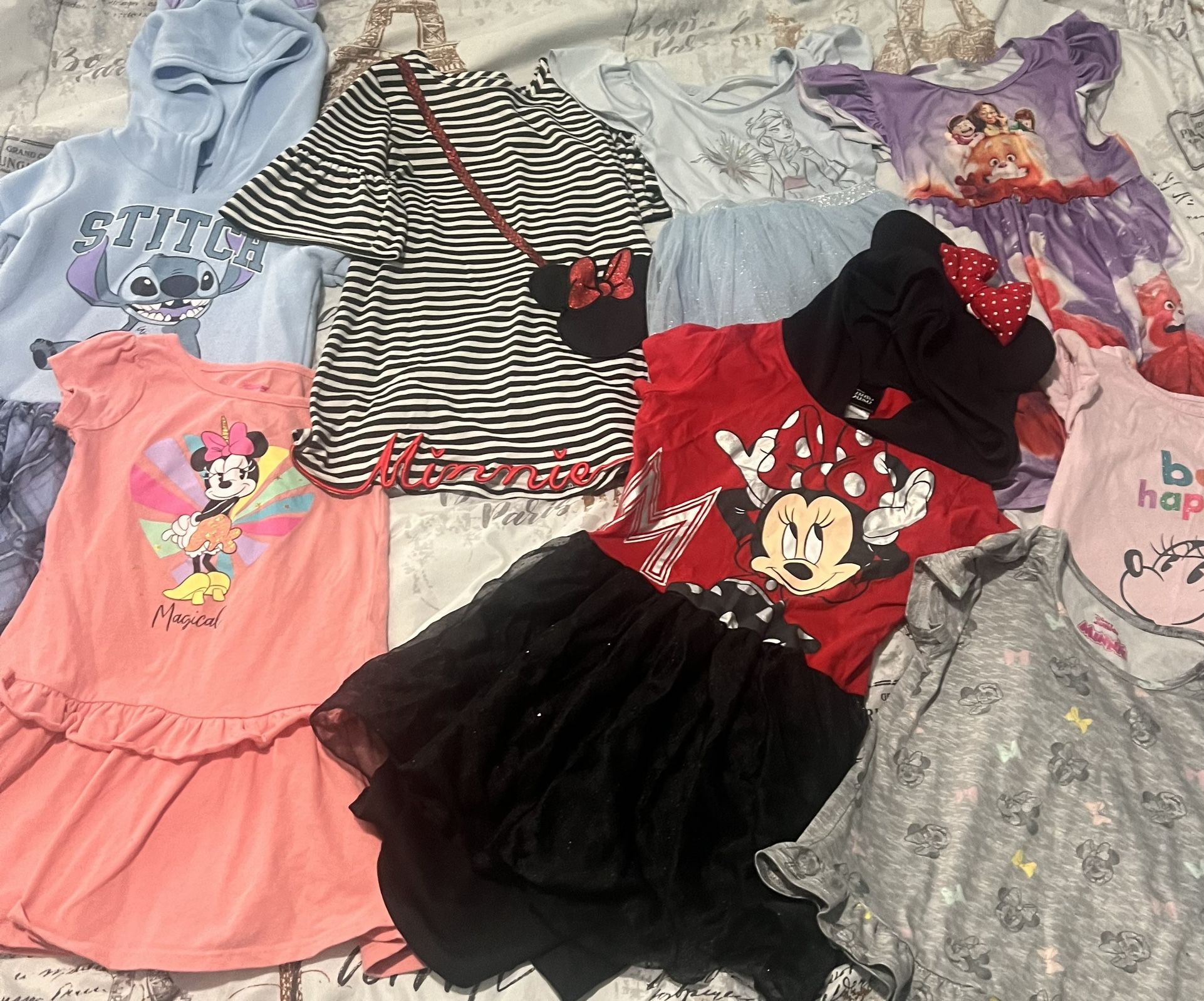 Minnie Mouse And Disney Dresses Size 4t Bundle