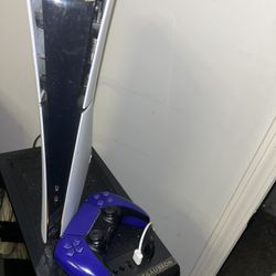 Ps5 Slim With Purple Ps5 Controller I Just Need To Clean The Items