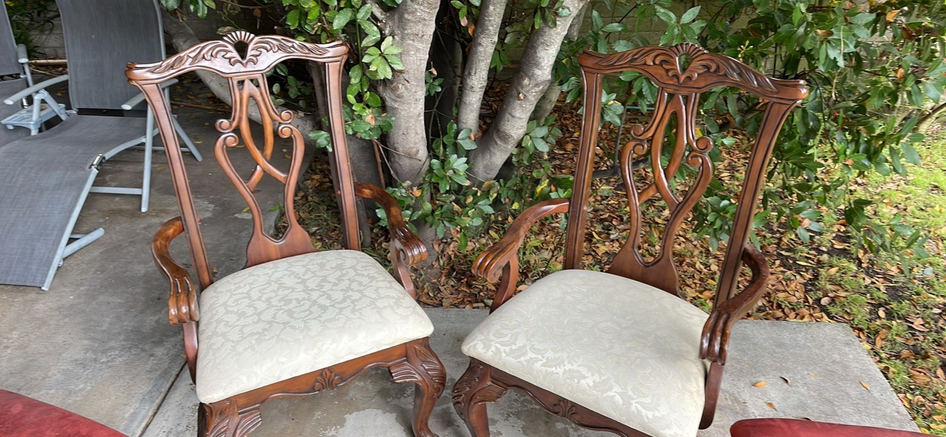 6’ Foot Table And 8 Matching Chairs