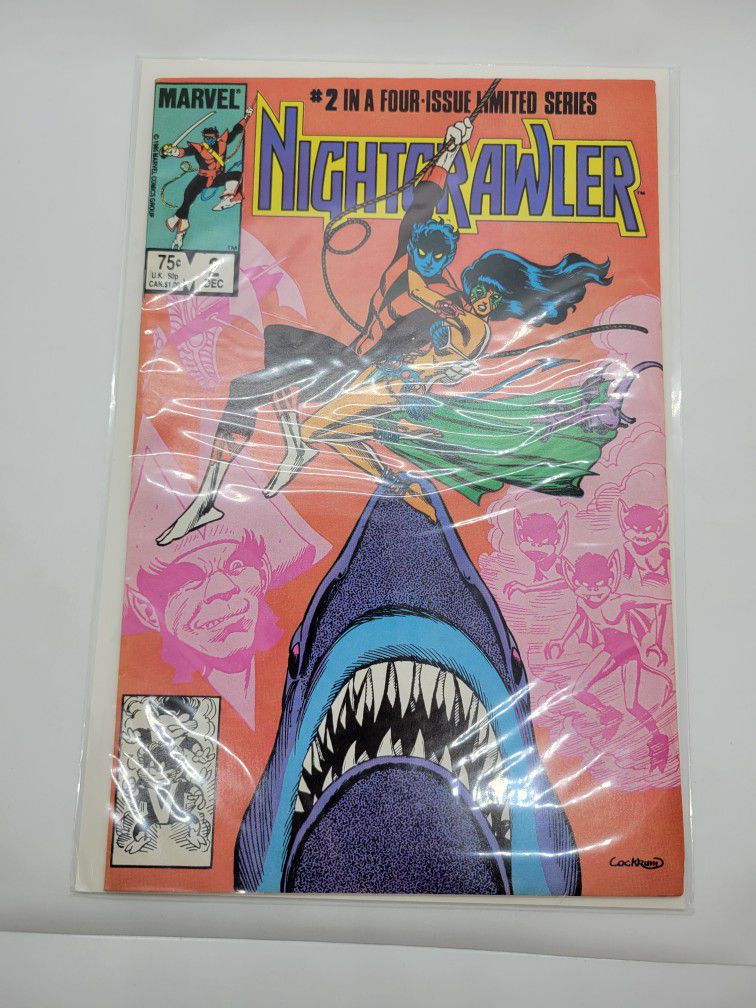 Marvel Comics Nightcrawler #2 1985 Limited Series