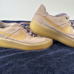 Nike Air Force 1 Low AR5409-500 Suede Gum Sole Mens 10.5