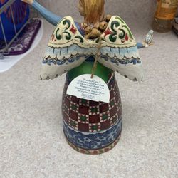 Jim Shore Heartwood Creek Angel (contact info removed) “ Peace And Goodwill To All”