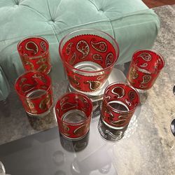 Ice Bowl With Glasses