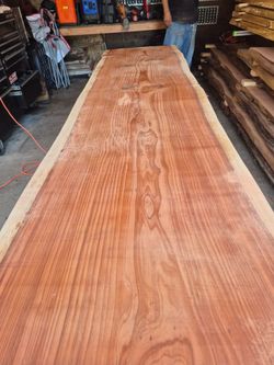 Live edge wood slabs