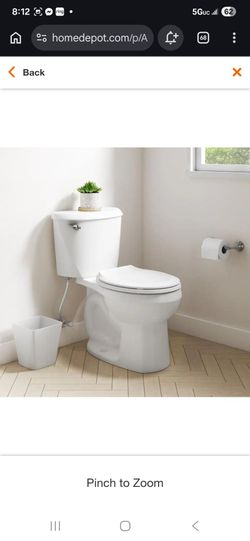 Reliant In 2-Piece 1.28 GPF Single Flush Round Toilet with Slow Close Seat in White