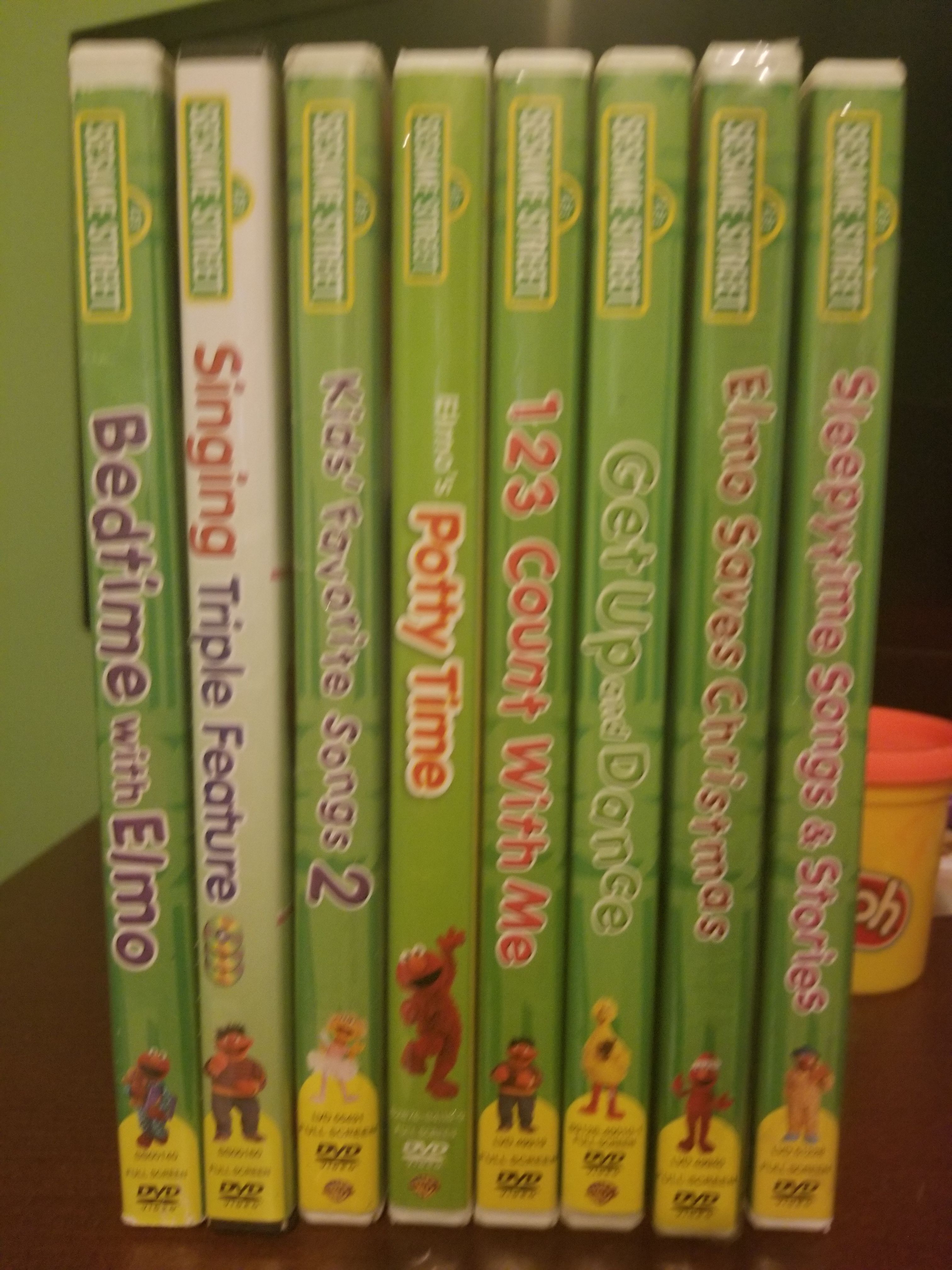 Sesame Street Elmo DVDs