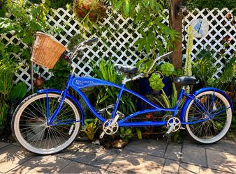 Blue Tandem Beach Cruiser Bike for Two 🚲 💙