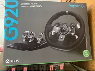 Logitech steering wheel and pedal