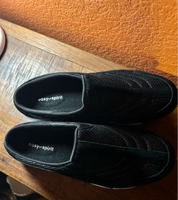 Easy Spirit Take Knit Women's Slip On 9.5 B(M) Black