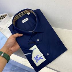 Burberry Blue Polo Shirt Of Men 