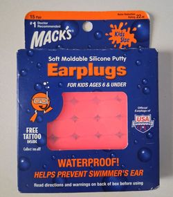 Ear plugs for swimming