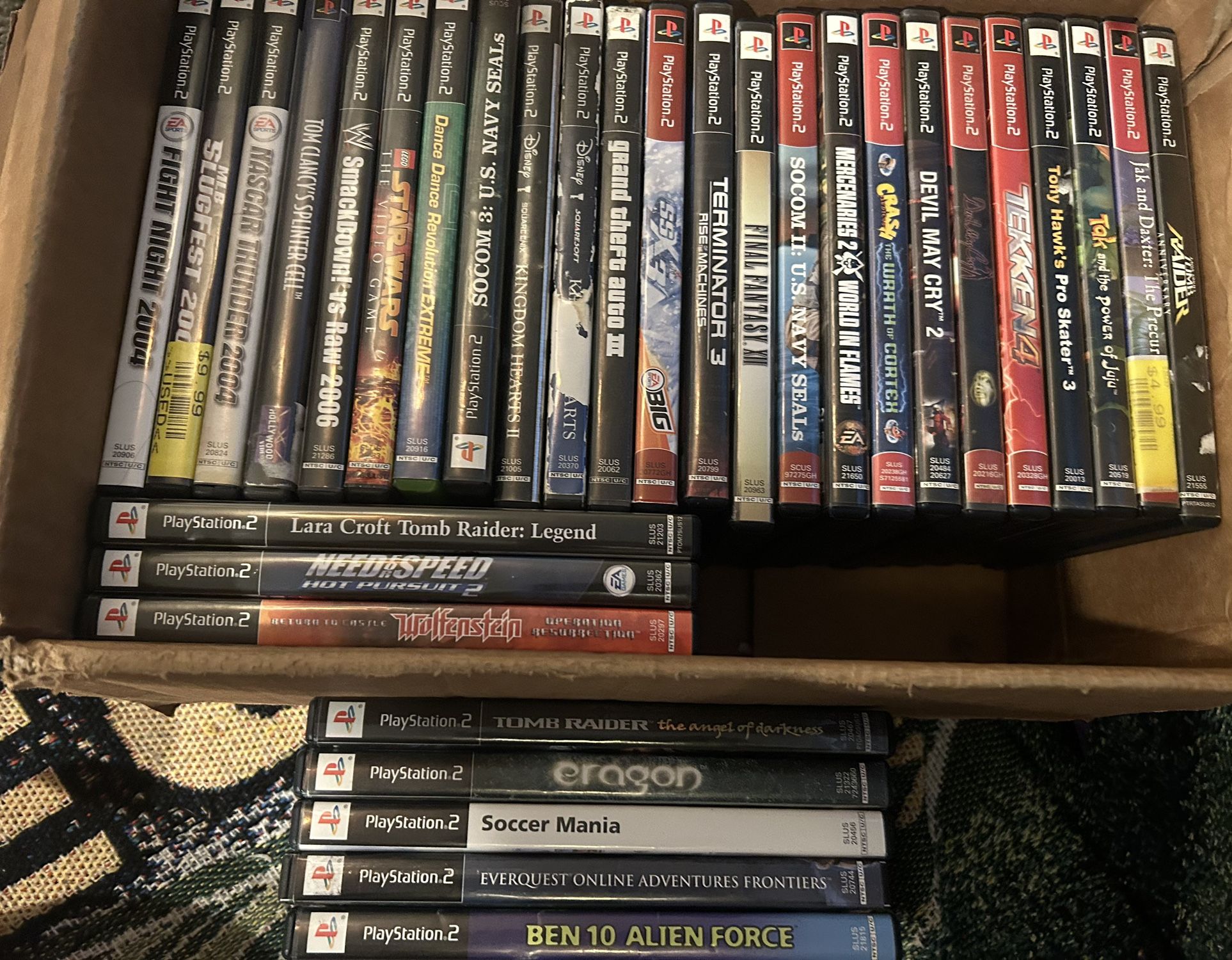 Ps2 games pick (spend over 30 get 5 off/buy 5 6th free