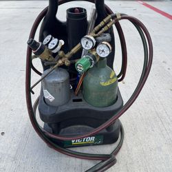 Portable Oxygen Acetylene Oxi Welding Cutting Torch Kit