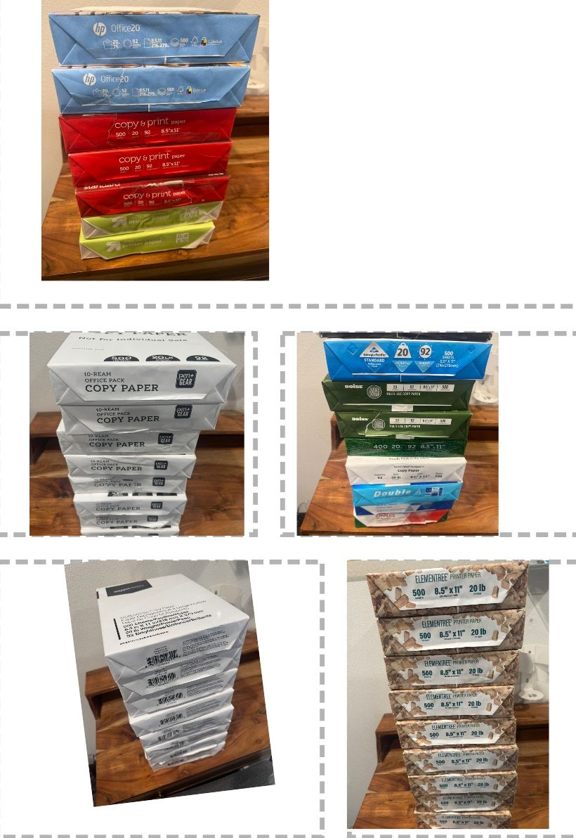 Bulk 39 Packs Printing Paper Big Deal