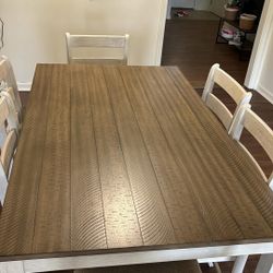 Dining Table With 6 Chairs 