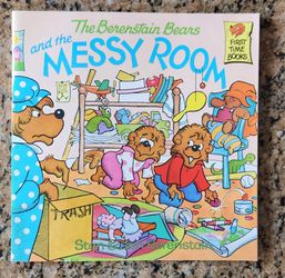 NEW-Vintage 1983 Bernstein Bears Book.                                                                                                    "MESSY ROOM"