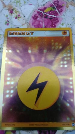 Pokemon Holo Basic Energycard