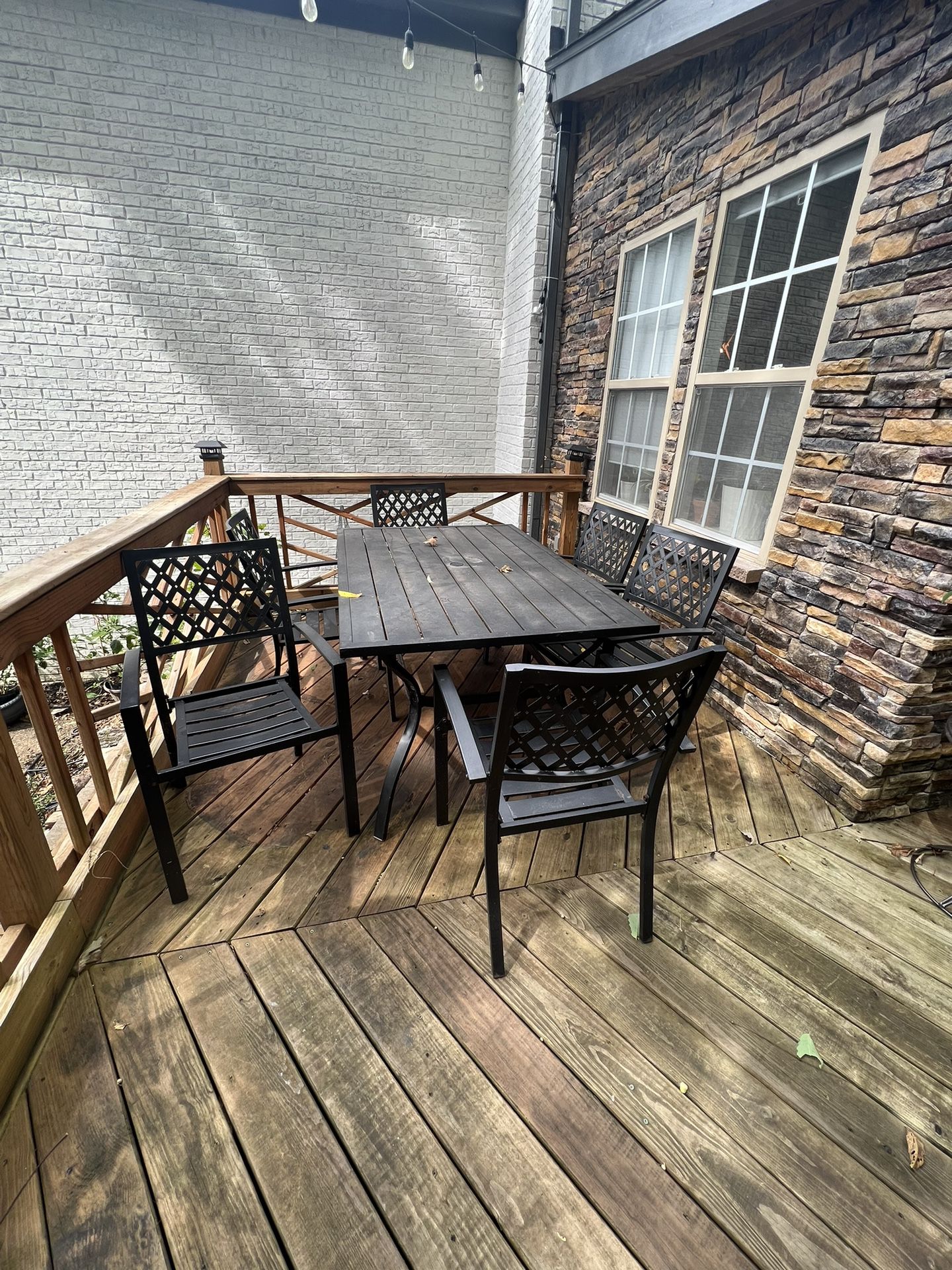 Patio Table & 6 Chair Set
