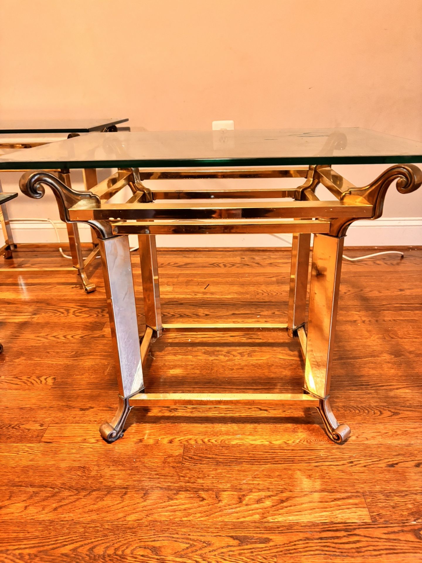 Coffee table and two end tables