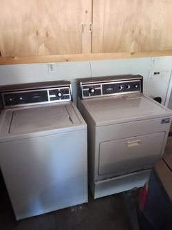 Washer and Dryer they work great!