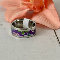 Stainless Steel Ring, Size 9