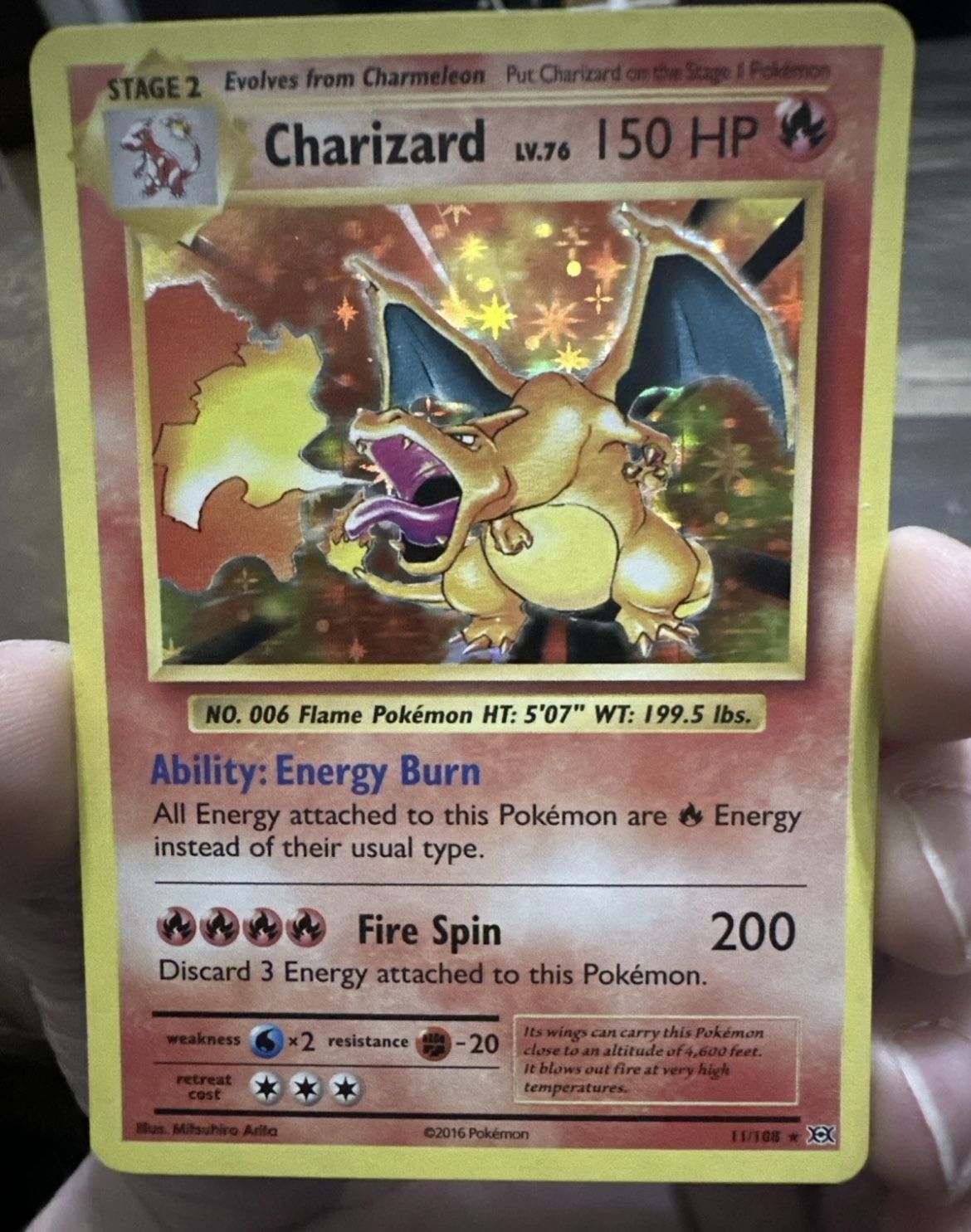 Charizard Pokemon Card (Holo)