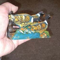 SPECIAL Vintage Cast Iron 3 Mallord Dicks Holder