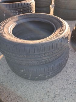 2 MASTERCRAFT 215 70 16 TIRES GREAT SHAPE