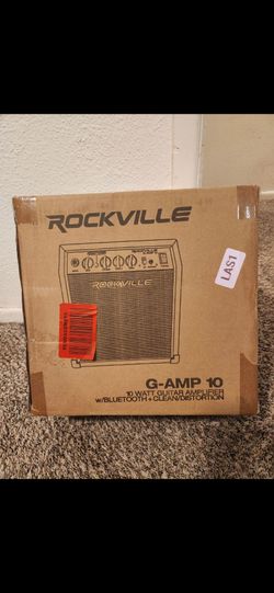 Rockville G-AMP 10 Guitar Amplifier – 10W w/ Bluetooth – Brand New