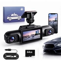 4 Channel Dash Camera Recorder 360° Car Camera DVR Vehicle Dashcam 4 Sides Loop