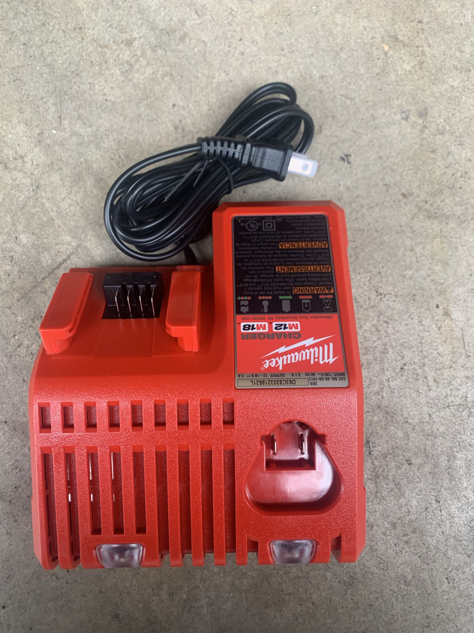 Brand New Milwaukee M18/M12 Charger Never Used 