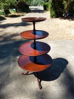 4 Tier Wood Table